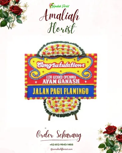 Bunga Papan Congratulation di Kertapati